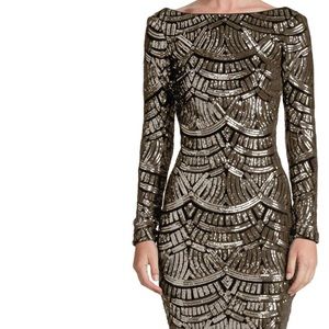 Dress the Population sequin dress!